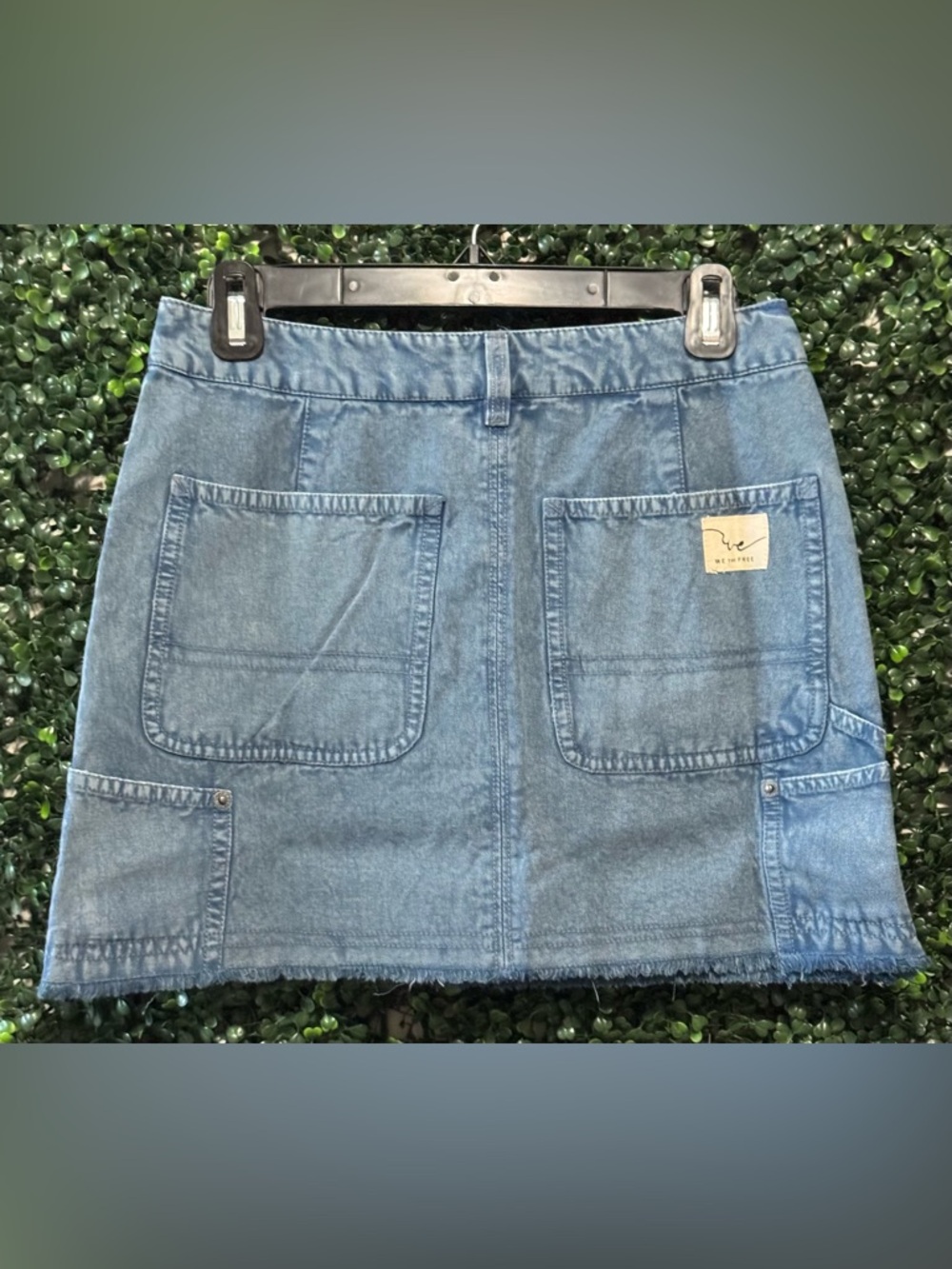 FREE PEOPLE We The Free Tenon Distressed Mini Skirt - Picture 8 of 16